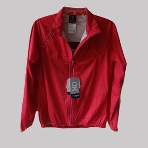 Little Donkey Andy women's XS Red light weight full zip up jacket waterproof NWT